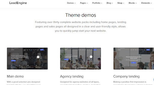 WordPress Business website